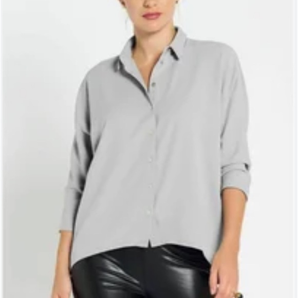 COS

Oversize-Shirt Blouse with Batwing Sleeves - Picture 1 of 9